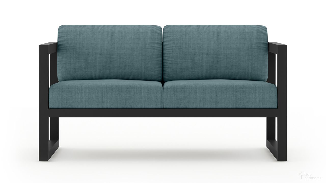 The appearance of Avion Loveseat In Cast Lagoon and Slate designed by Harmonia Living in the transitional interior design. This cast lagoon/slate piece of furniture was selected by 1StopBedrooms from Avion Collection to add a touch of cosiness and style into your home. Sku: HL-AVN-SL-LS-CL. Material: Aluminum.