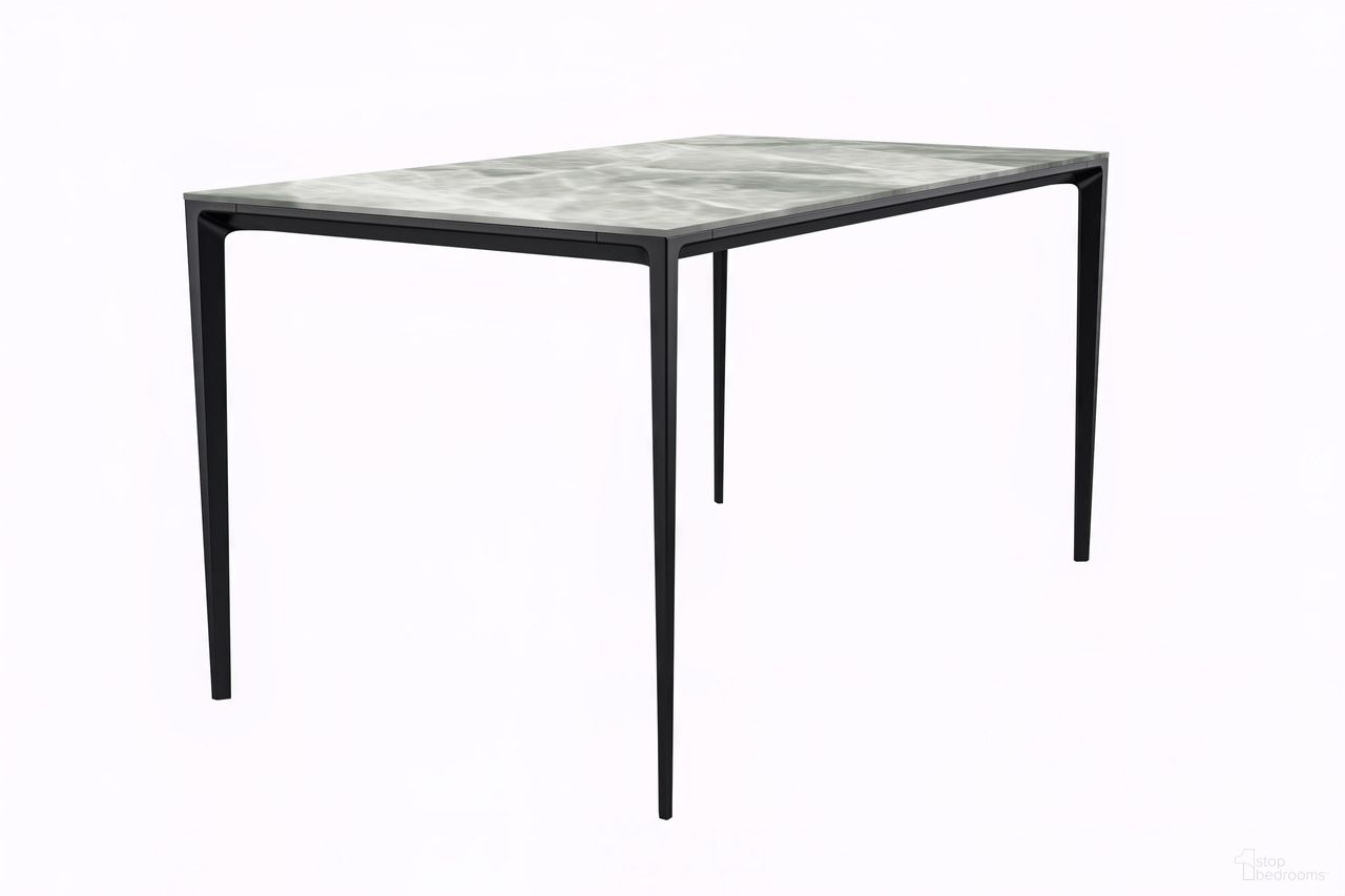 The appearance of Avo 55 Inch Dining Table In Light Grey designed by LeisureMod in the modern / contemporary interior design. This light grey piece of furniture  was selected by 1StopBedrooms from Avo Collection to add a touch of cosiness and style into your home. Sku: ATBL-55IGR-S. Table Base Style: Legs. Material: Aluminum. Table Top Shape: Rectangular. Size: 31" x 55".
