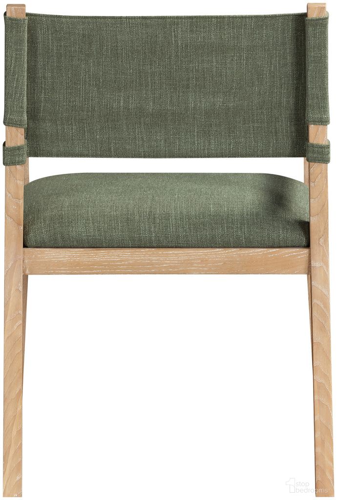 The appearance of Avon Linen Textured Performance Fabric Upholstered Dining Arm Chair In Olive and Stained Natural designed by Meridian in the modern / contemporary interior design. This olive/stained natural piece of furniture was selected by 1StopBedrooms from Avon Collection to add a touch of cosiness and style into your home. Sku: 88011Olive-AC. Material: Linen. Chair Type: Arm Chair.