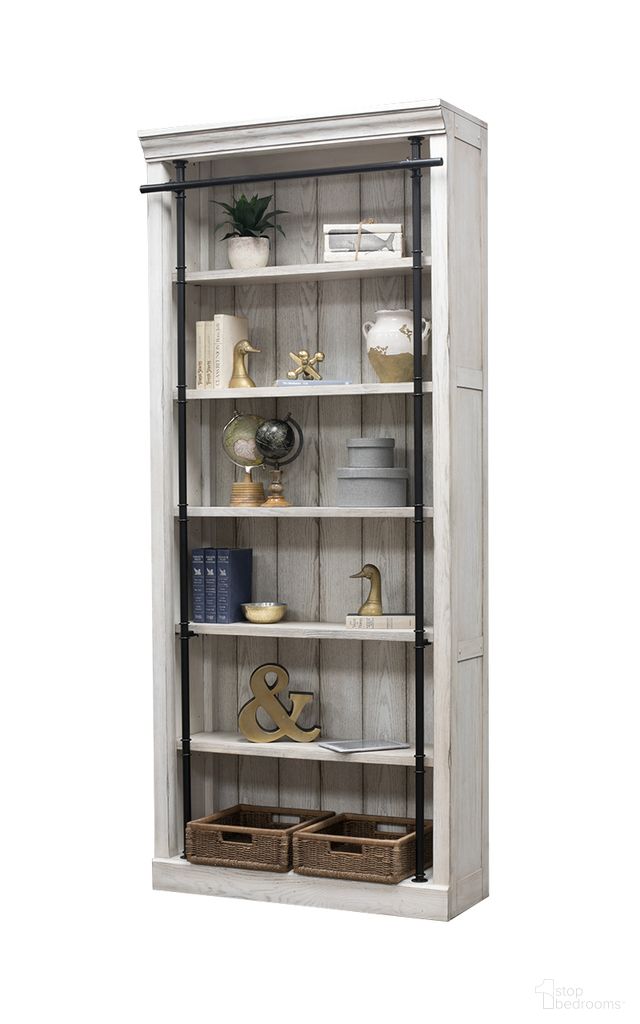 The appearance of Avondale 8 Feet Tall Wood Bookcase Display Shelf for Office In White designed by Martin Furniture in the country / farmhouse interior design. This white piece of furniture was selected by 1StopBedrooms from Avondale Collection to add a touch of cosiness and style into your home. Sku: IMAE4094W. Material: Solid Hardwood & Veneers.