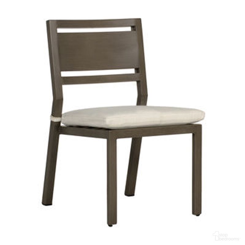 The appearance of Avondale Aluminum Side Chair In Cabana Stripe Fossil designed by Summer Classics in the transitional interior design. This cabana stripe fossil piece of furniture was selected by 1StopBedrooms from Avondale Aluminum Collection to add a touch of cosiness and style into your home. Sku: 340331+C597H439N. Material: Aluminum.