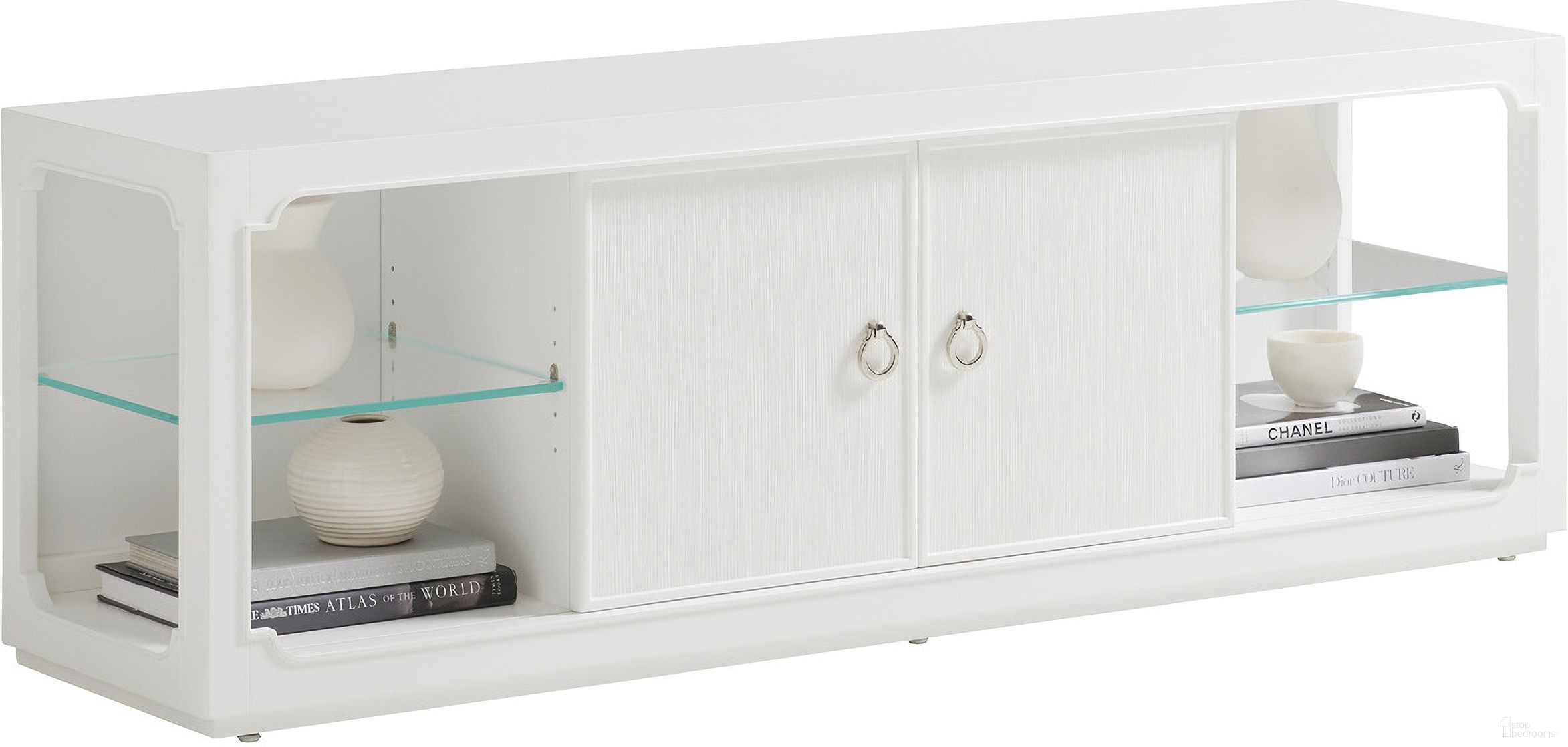 Avondale Hamilton Media Console In Alabaster