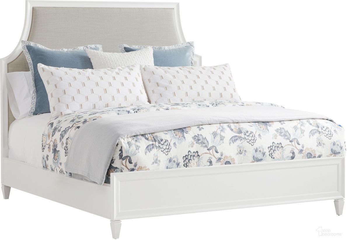 Avondale Inverness California King Upholstered Bed In Alabaster