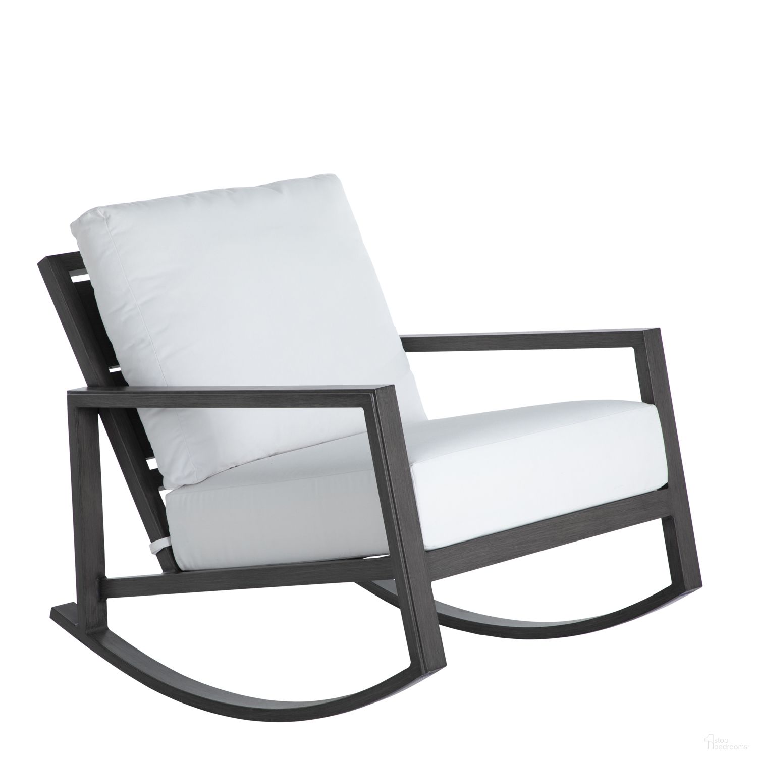 The appearance of Avondale Lounge Rocker In Heidi Silver designed by Summer Classics in the transitional interior design. This heidi silver piece of furniture  was selected by 1StopBedrooms from Avondale Collection to add a touch of cosiness and style into your home. Sku: 129931+C431P5025N. Material: Aluminum.