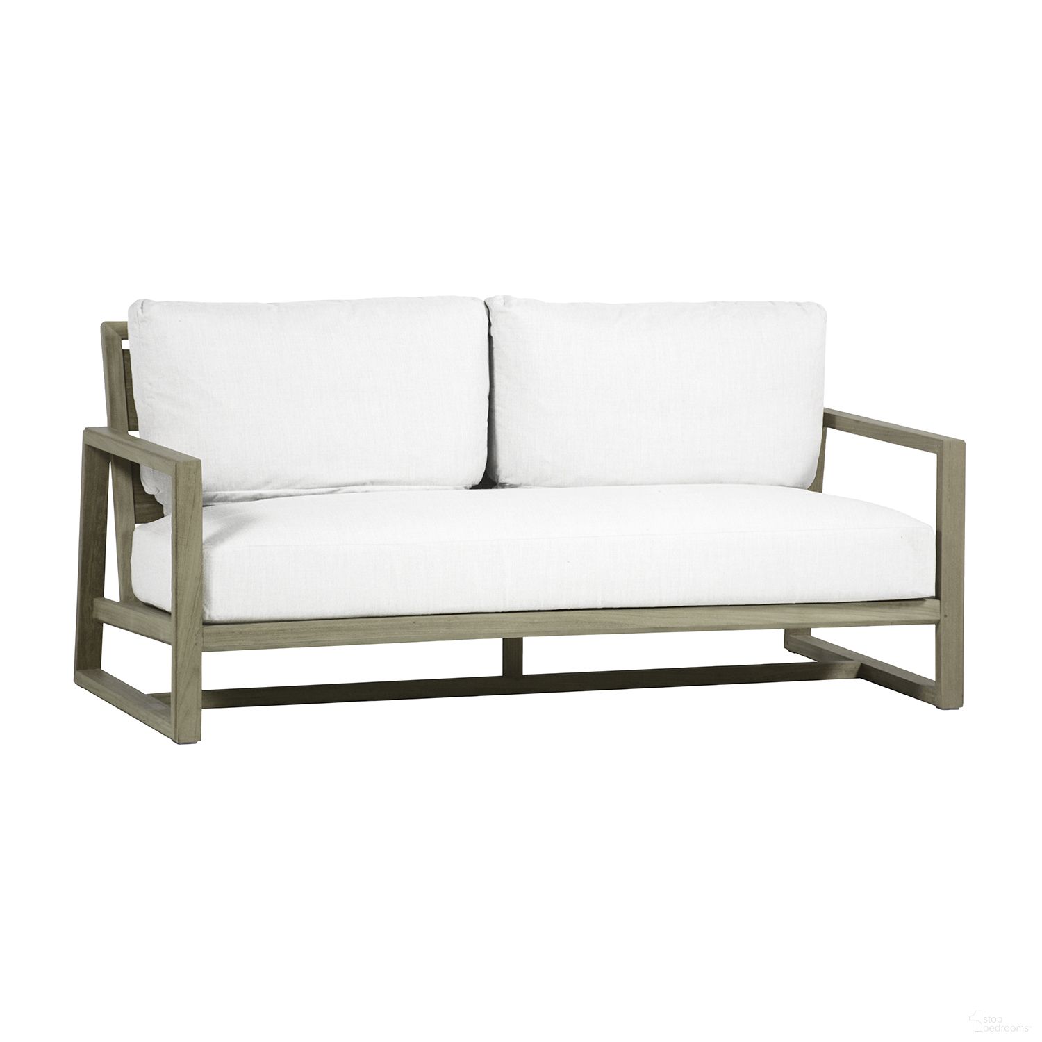 The appearance of Avondale Teak Loveseat In Bali Pearl designed by Summer Classics in the transitional interior design. This bali pearl piece of furniture  was selected by 1StopBedrooms from Avondale Teak Collection to add a touch of cosiness and style into your home. Sku: 296227+C276P4219N. Material: Teak.