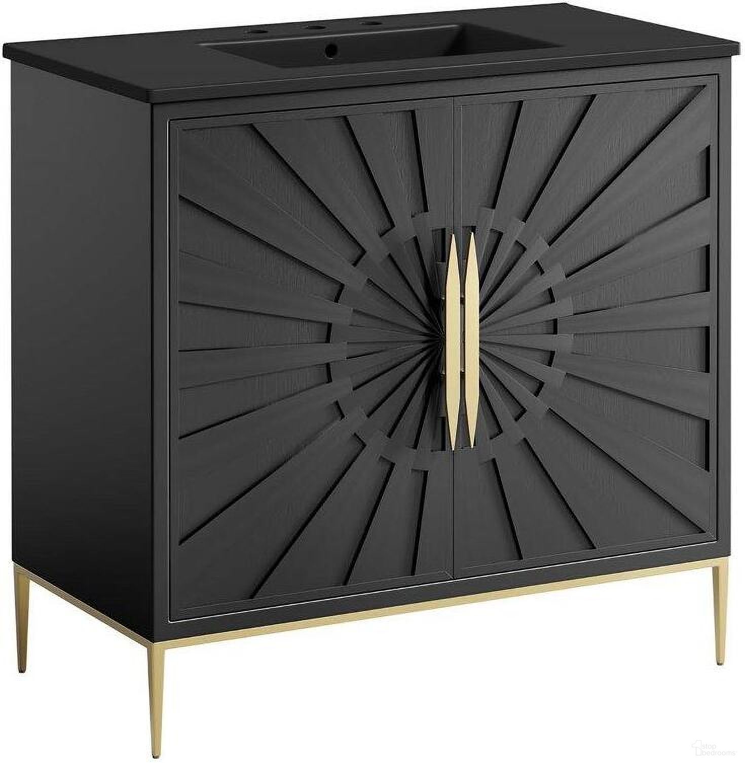 The appearance of Awaken 36 Inch Bathroom Vanity In Black designed by Modway in the modern / contemporary interior design. This black piece of furniture was selected by 1StopBedrooms from Awaken Collection to add a touch of cosiness and style into your home. Sku: EEI-5071-BLK;EEI-6162-BLK. Material: Wood.