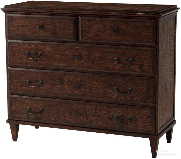 The appearance of Axel Chest Of Drawers In Brown designed by Theodore Alexander in the traditional interior design. This brown piece of furniture  was selected by 1StopBedrooms from Victory Oak Collection to add a touch of cosiness and style into your home. Sku: AL60049. Material: Wood.
