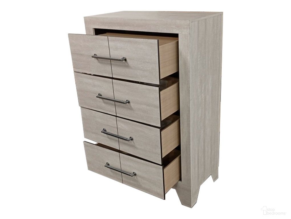 The appearance of Axel MDF Solid Wood Chest in Rustic Gray Oak designed by Best Quality Furniture in the country / farmhouse interior design. This rustic gray oak piece of furniture was selected by 1StopBedrooms from Axel Collection to add a touch of cosiness and style into your home. Sku: B860-C. Material: MDF.