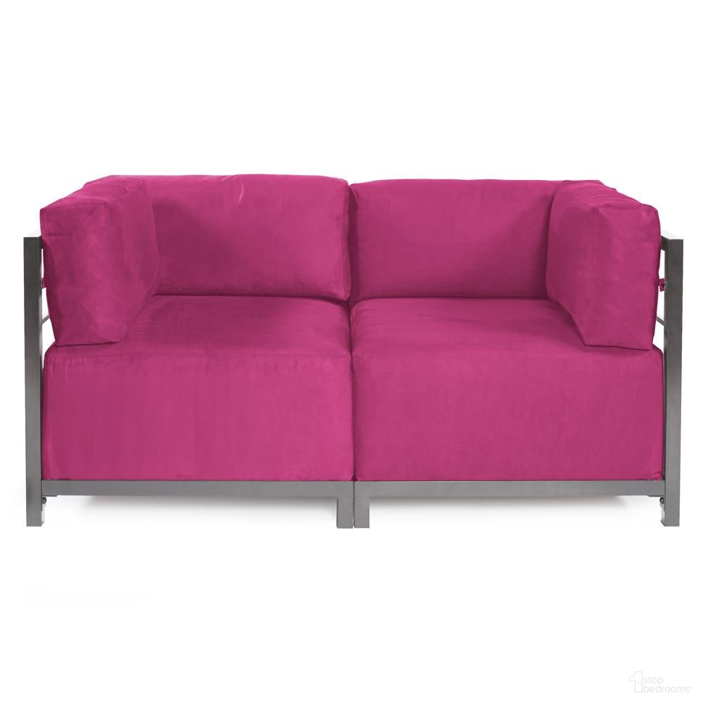 The appearance of Axis 2 Piece Sectional Regency Titanium Frame In Fuchsia designed by Howard Elliott in the modern / contemporary interior design. This fuchsia piece of furniture was selected by 1StopBedrooms from Regency Collection to add a touch of cosiness and style into your home. Sku: K922T-296. Material: Chenille.