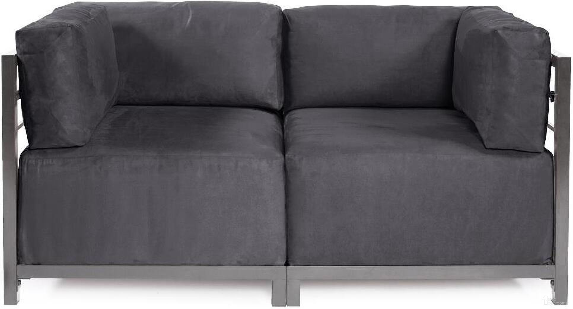 The appearance of Axis 2 Piece Sectional Regency Titanium Frame In Gray designed by Howard Elliott in the modern / contemporary interior design. This gray piece of furniture was selected by 1StopBedrooms from Regency Collection to add a touch of cosiness and style into your home. Sku: K922T-450. Material: Chenille.