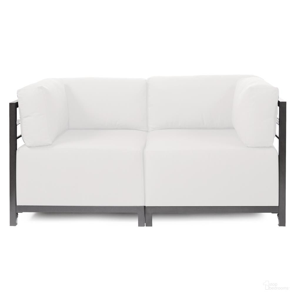 The appearance of Axis 2 Piece Sectional Seascape Titanium Frame In Natural designed by Howard Elliott in the indoor/outdoor interior design. This natural piece of furniture  was selected by 1StopBedrooms from Seascape Collection to add a touch of cosiness and style into your home. Sku: KQ922T-467. Material: Acrylic.