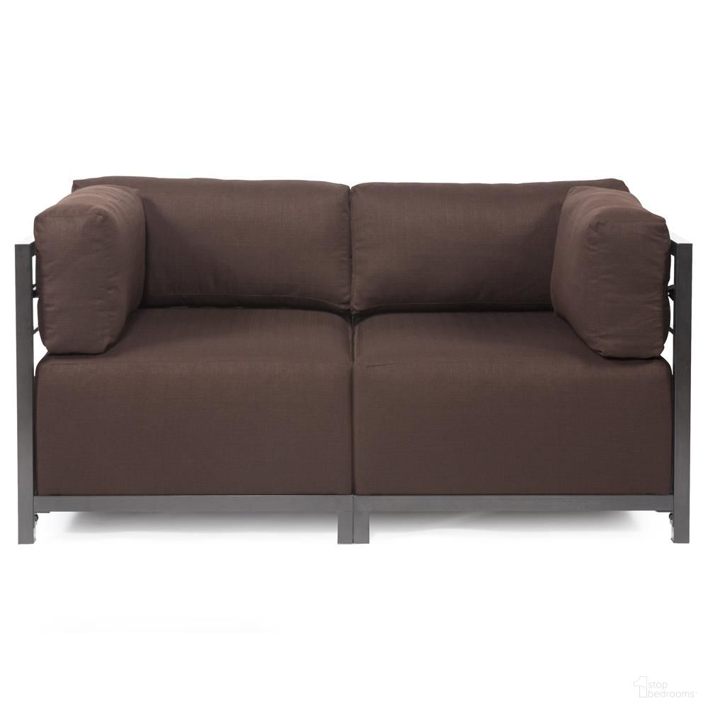 The appearance of Axis 2 Piece Sectional Sterling Titanium Frame In Chocolate designed by Howard Elliott in the interior design. This chocolate piece of furniture was selected by 1StopBedrooms from Sterling Collection to add a touch of cosiness and style into your home. Sku: K922T-202. Material: Linen.