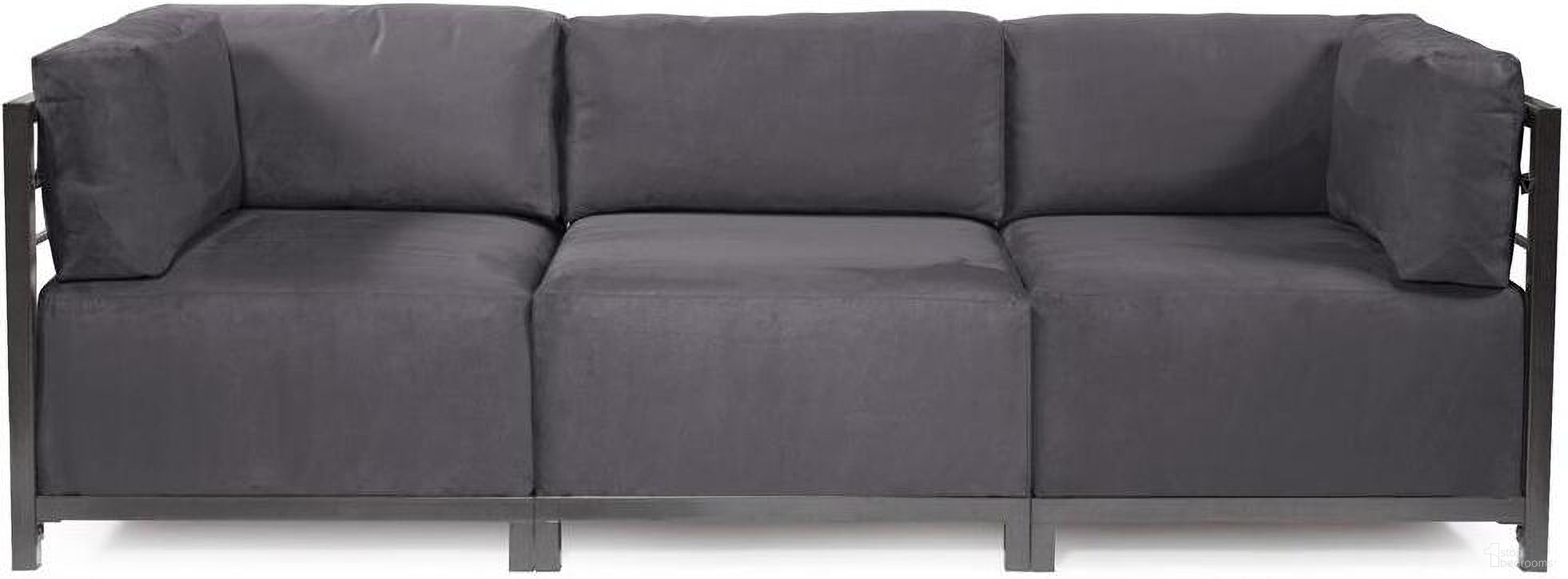 The appearance of Axis 3 Piece Sectional Regency Titanium Frame In Gray designed by Howard Elliott in the modern / contemporary interior design. This gray piece of furniture was selected by 1StopBedrooms from Regency Collection to add a touch of cosiness and style into your home. Sku: K923T-450. Material: Chenille.