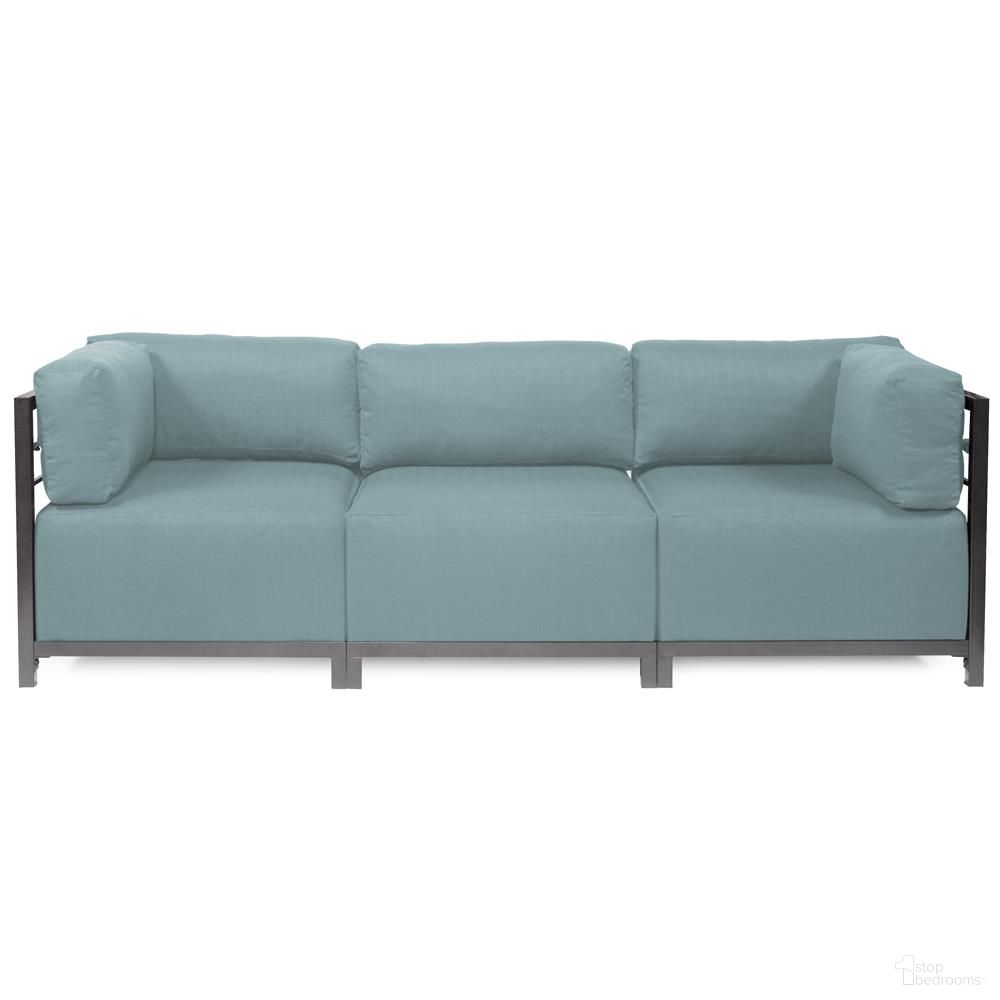 The appearance of Axis 3 Piece Sectional Sterling Titanium Frame In Breeze designed by Howard Elliott in the modern / contemporary interior design. This breeze piece of furniture  was selected by 1StopBedrooms from Sterling Collection to add a touch of cosiness and style into your home. Sku: K923T-200. Material: Linen.
