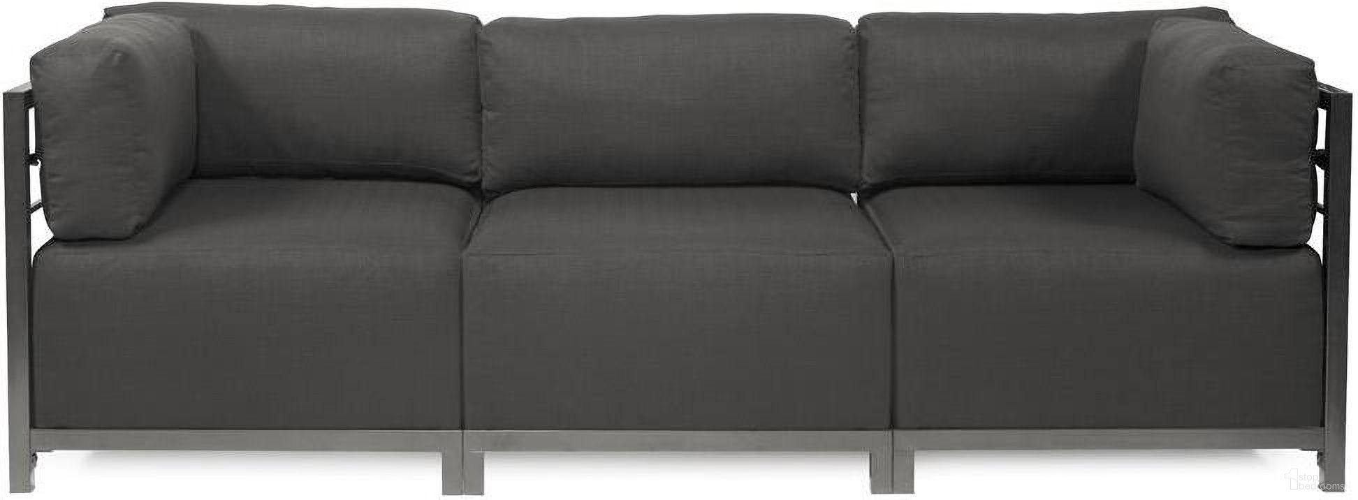 The appearance of Axis 3 Piece Sectional Sterling Titanium Frame In Charcoal designed by Howard Elliott in the modern / contemporary interior design. This charcoal piece of furniture  was selected by 1StopBedrooms from Sterling Collection to add a touch of cosiness and style into your home. Sku: K923T-201. Material: Linen.