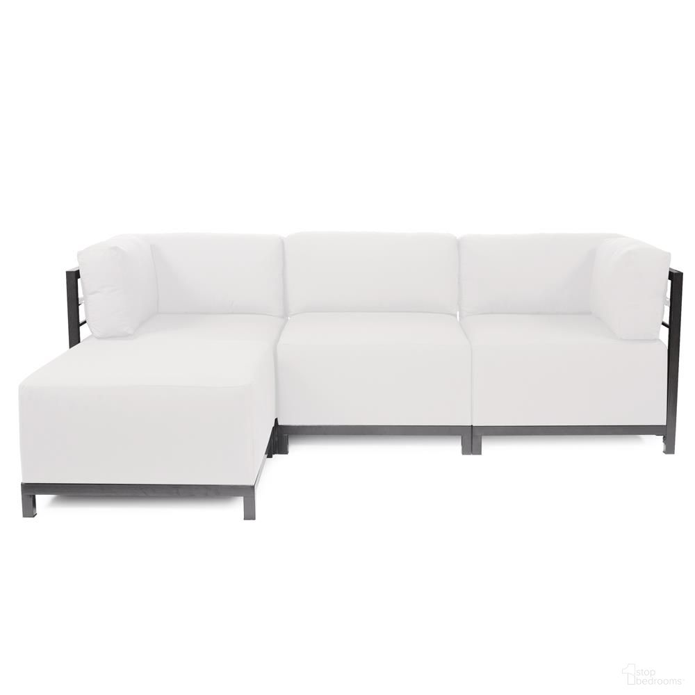 The appearance of Axis 4 Piece Sectional Seascape Titanium Frame In Natural designed by Howard Elliott in the indoor/outdoor interior design. This natural piece of furniture was selected by 1StopBedrooms from Seascape Collection to add a touch of cosiness and style into your home. Sku: KQ924T-467. Material: Acrylic.