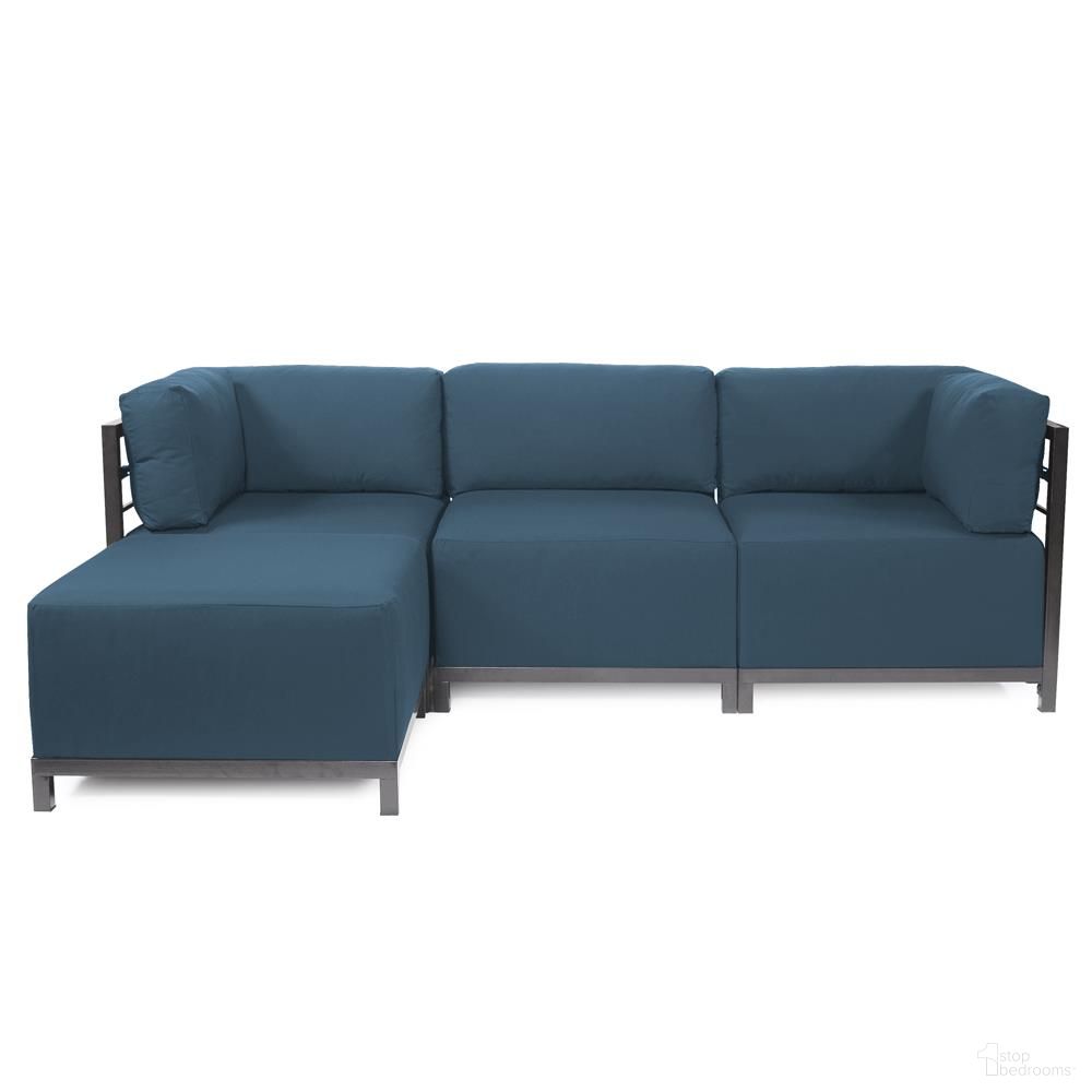 The appearance of Axis 4 Piece Sectional Seascape Titanium Frame In Turquoise designed by Howard Elliott in the indoor/outdoor interior design. This turquoise piece of furniture was selected by 1StopBedrooms from Seascape Collection to add a touch of cosiness and style into your home. Sku: KQ924T-298. Material: Acrylic.