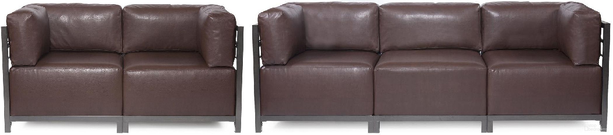 The appearance of Axis Avanti Titanium Frame Living Room Set In Pecan designed by Howard Elliott in the modern / contemporary interior design. This pecan piece of furniture was selected by 1StopBedrooms from Avanti Collection to add a touch of cosiness and style into your home. Sku: K923T-192;K922T-192. Material: Polyurethane.