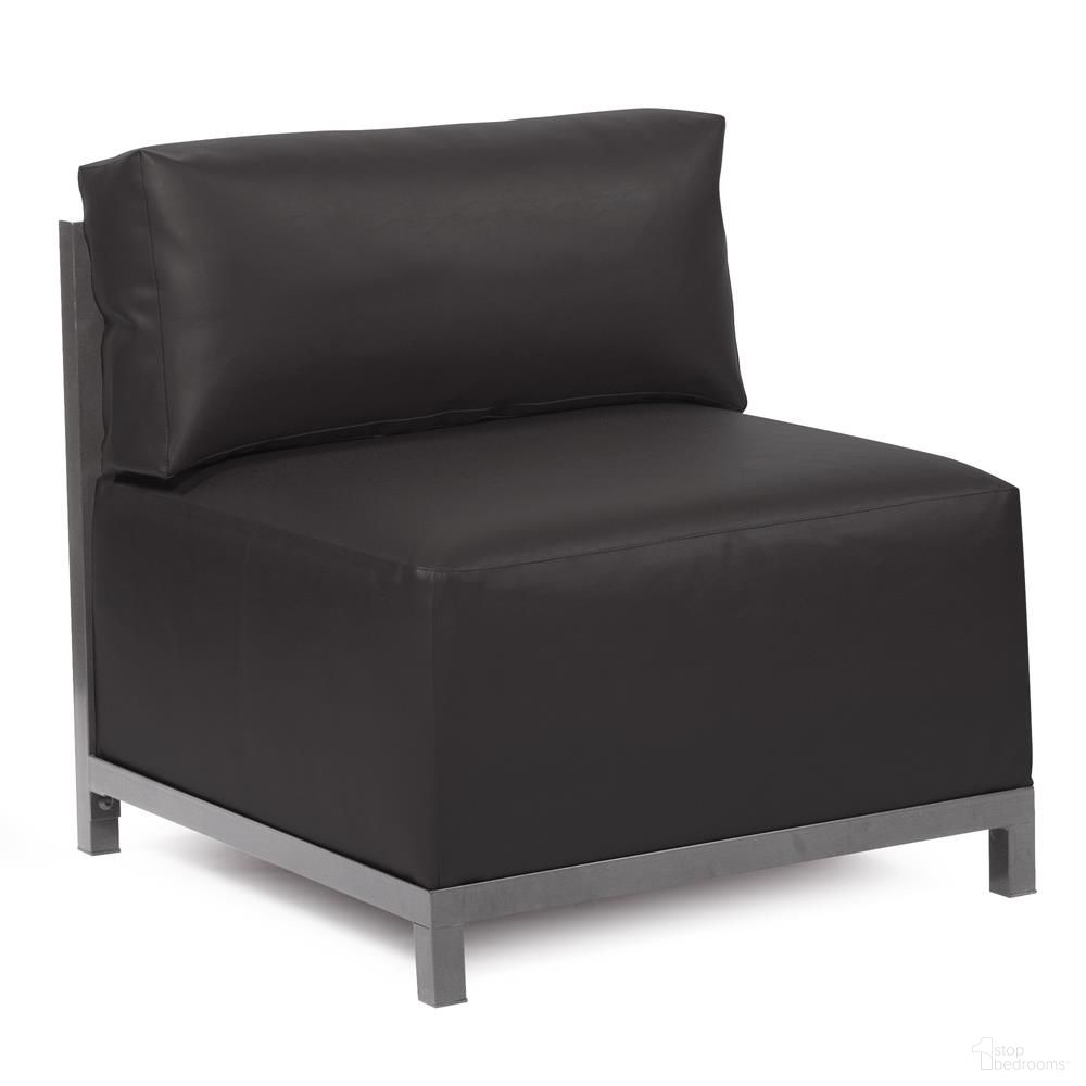 The appearance of Axis Chair Atlantis Titanium Frame In Black designed by Howard Elliott in the transitional interior design. This black piece of furniture  was selected by 1StopBedrooms from Atlantis Collection to add a touch of cosiness and style into your home. Sku: KQ920T-064. Material: Polyurethane.