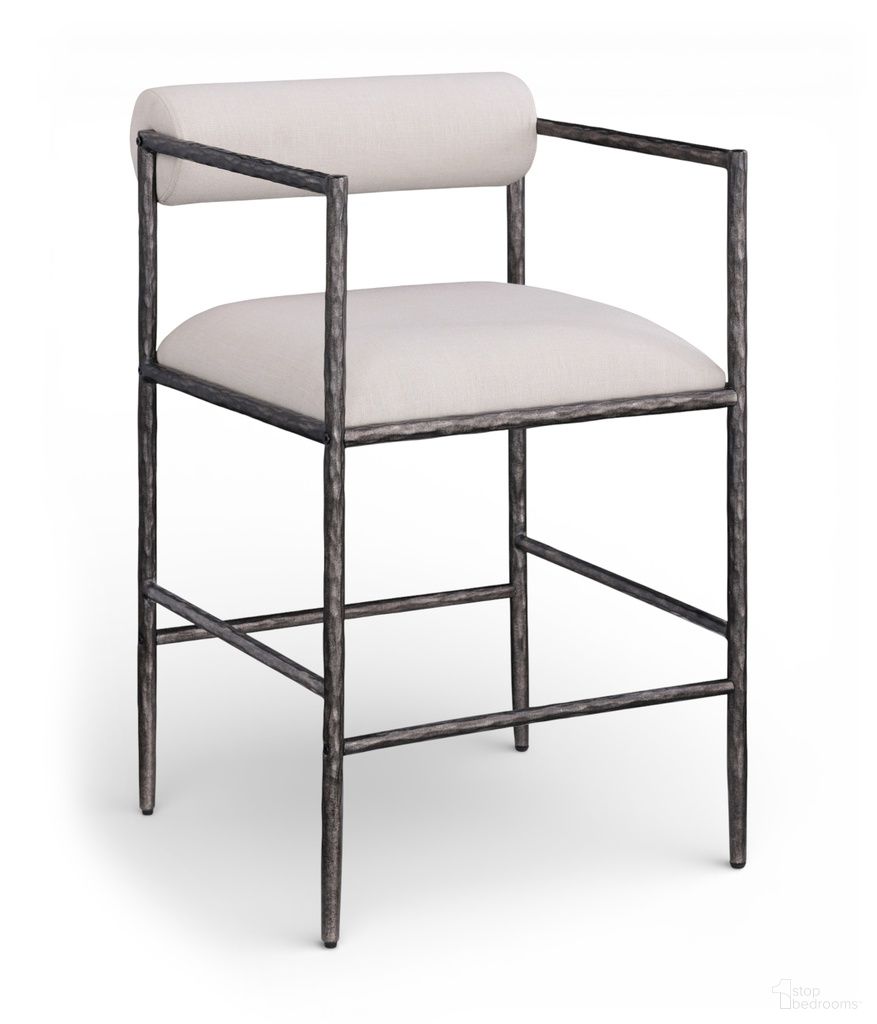 The appearance of Axis Linen Textured Fabric Upholstered Counter Stool Set of 2 In Beige designed by Meridian in the modern / contemporary interior design. This beige piece of furniture was selected by 1StopBedrooms from Axis Collection to add a touch of cosiness and style into your home. Sku: 88098Beige-C. Material: Foam.
