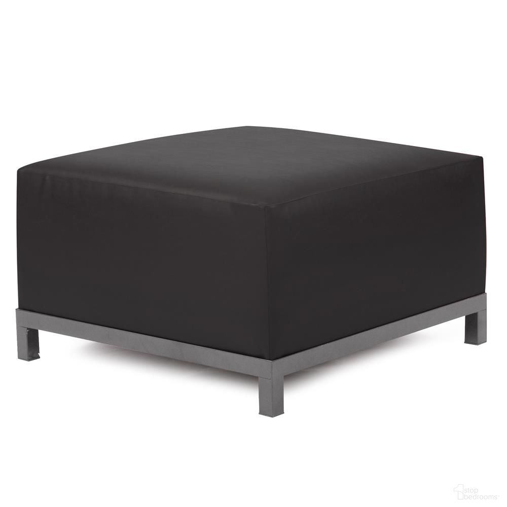 Axis Ottoman Atlantis Slipcover (Cover Only) In Black