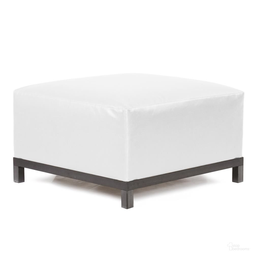 The appearance of Axis Ottoman Atlantis Titanium Frame In White designed by Howard Elliott in the indoor/outdoor interior design. This white piece of furniture was selected by 1StopBedrooms from Atlantis Collection to add a touch of cosiness and style into your home. Sku: KQ902T-944. Material: Polyurethane.