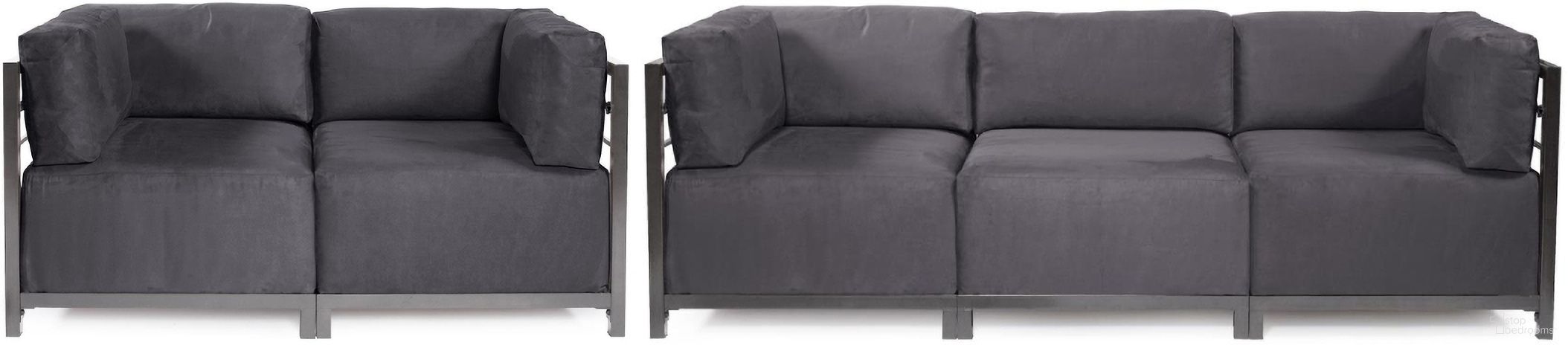 The appearance of Axis Regency Titanium Frame Living Room Set In Gray designed by Howard Elliott in the modern / contemporary interior design. This gray piece of furniture was selected by 1StopBedrooms from Regency Collection to add a touch of cosiness and style into your home. Sku: K923T-450;K922T-450. Material: Polyester.