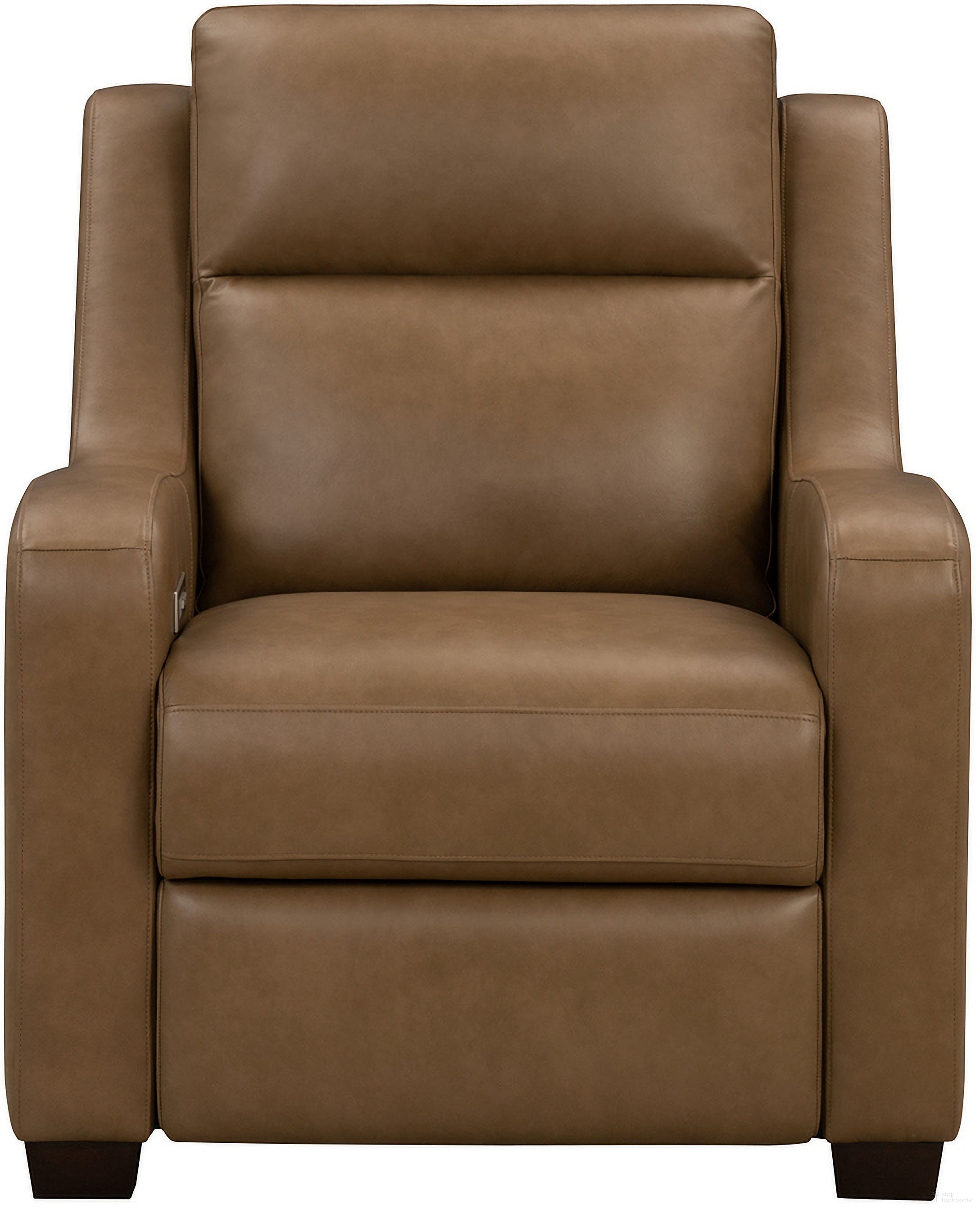 Ayden Power Recliner with Power Head Rest and Power Lumbar In Toffee