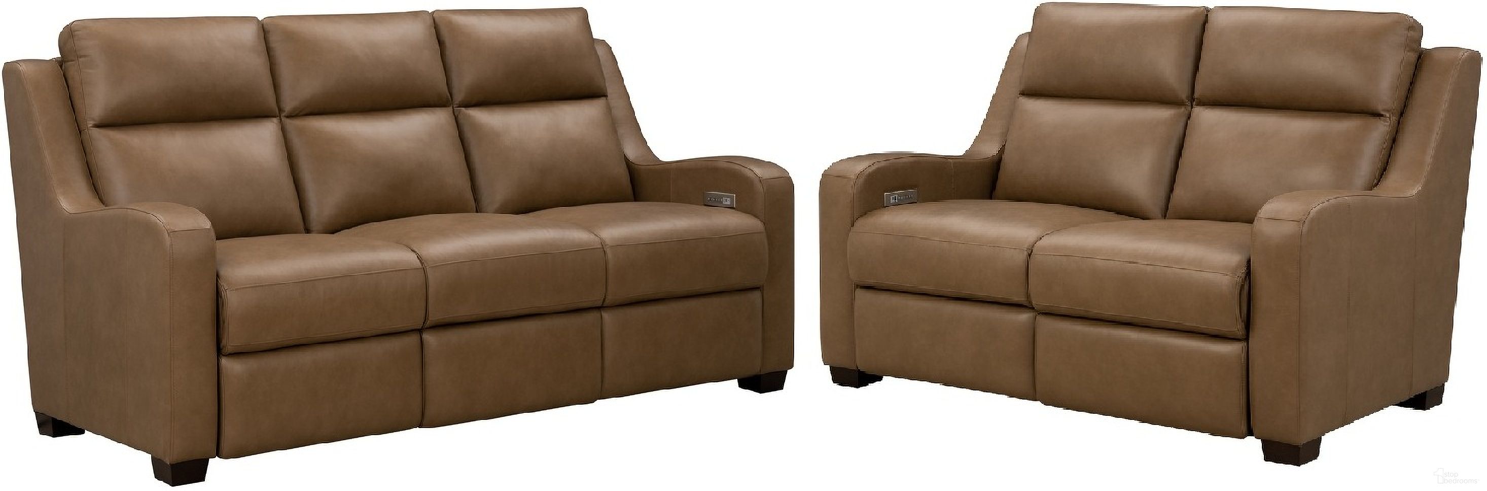 The appearance of Ayden Power Reclining Living Room Set with Power Head Rests and Power Lumbar In Toffee designed by BarcaLounger in the transitional interior design. This toffee piece of furniture was selected by 1StopBedrooms from Ayden Collection to add a touch of cosiness and style into your home. Sku: 39PHL1537572385;29PHL1537572385. Material: Leather.