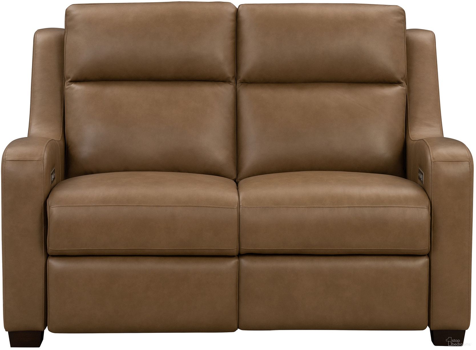 The appearance of Ayden Power Reclining Loveseat with Power Head Rests and Power Lumbar In Toffee designed by BarcaLounger in the transitional interior design. This toffee piece of furniture  was selected by 1StopBedrooms from Ayden Collection to add a touch of cosiness and style into your home. Sku: 29PHL1537572385. Material: Leather.