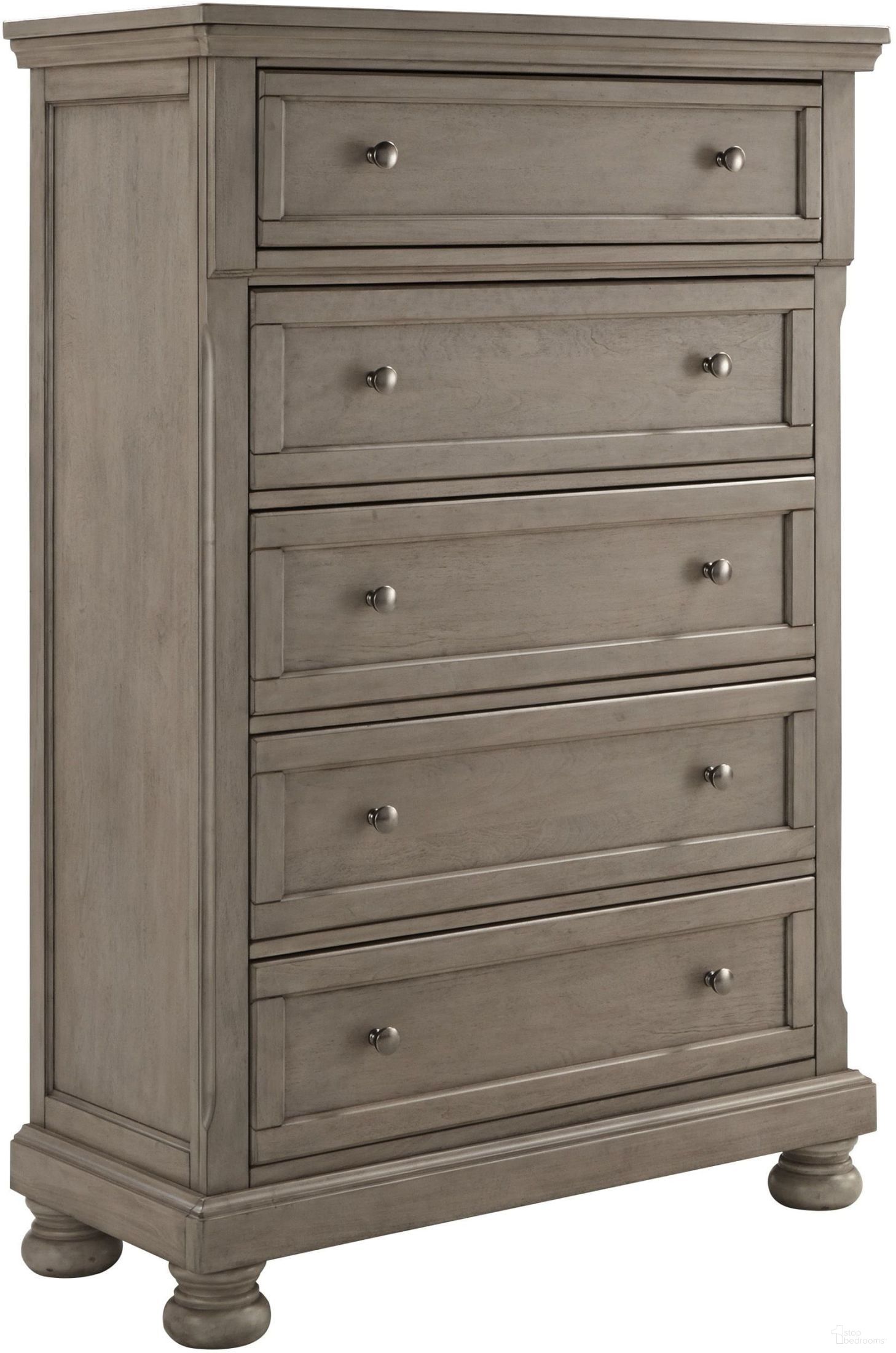 Lettner Light Gray Sleigh Bedroom Set by Ashley Furniture | 1StopBedrooms