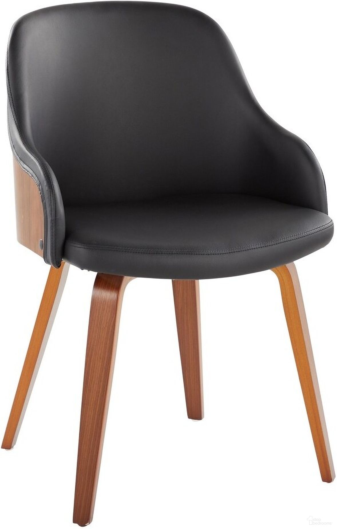 The appearance of Bacci Chair In Black designed by Lumisource in the transitional interior design. This black piece of furniture was selected by 1StopBedrooms from Bacci Collection to add a touch of cosiness and style into your home. Sku: CH-BCCI WLPUBK. Material: Wood. Chair Type: Arm Chair.