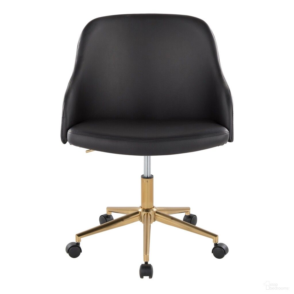 The appearance of Bacci Office Chair In Walnut and Black designed by Lumisource in the modern / contemporary interior design. This walnut and black piece of furniture was selected by 1StopBedrooms from Bacci Collection to add a touch of cosiness and style into your home. Sku: OC-BACCIPU1 AUWLBK1. Material: Foam.