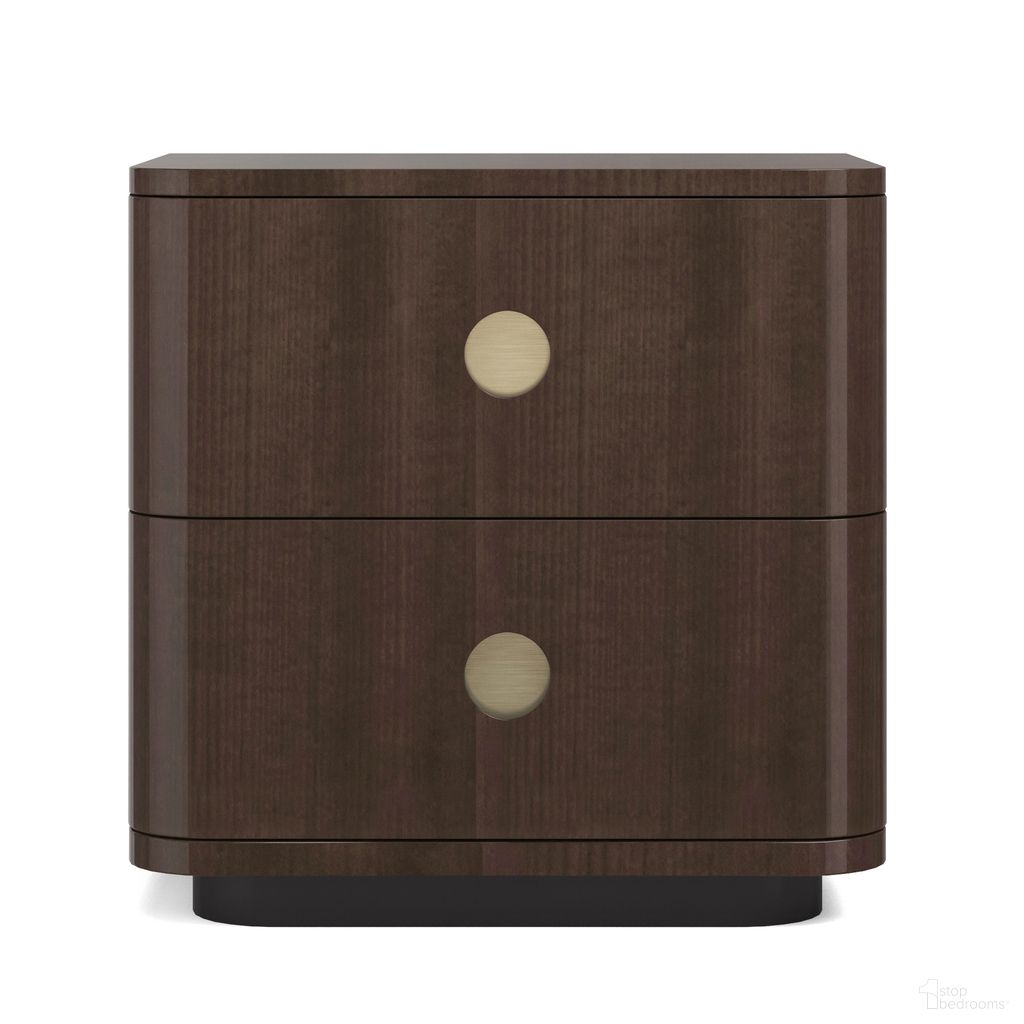 The appearance of Bachelor Small Nightstand In Brown designed by Caracole in the modern / contemporary interior design. This brown piece of furniture was selected by 1StopBedrooms from Bachelor Collection to add a touch of cosiness and style into your home. Sku: CLA-024-065. Material: Wood.