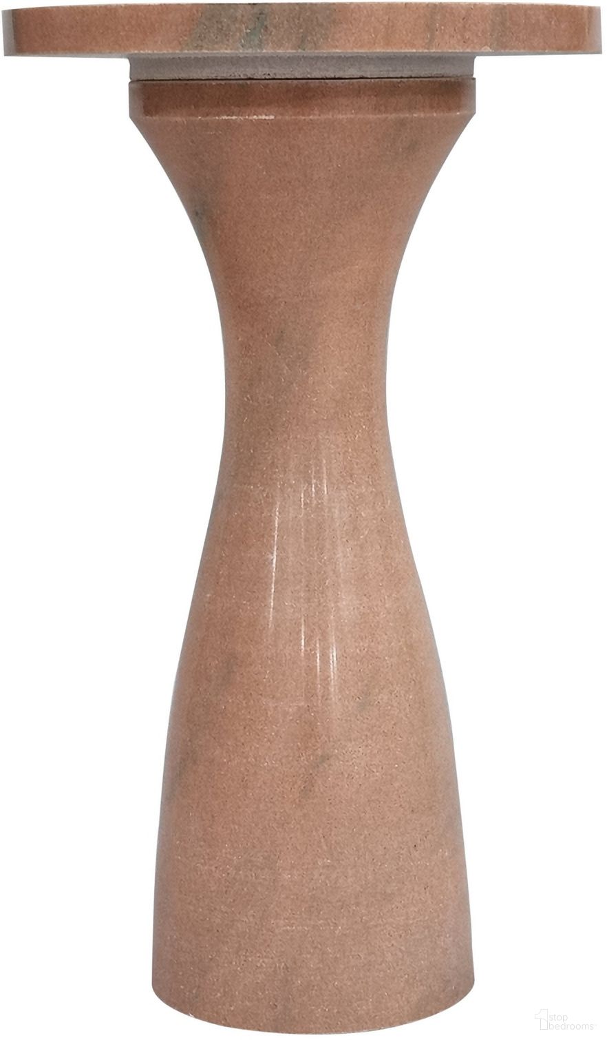 The appearance of Baird Round Accent Table In Clay designed by Bassett Mirror Company in the modern / contemporary interior design. This clay piece of furniture  was selected by 1StopBedrooms from Baird Collection to add a touch of cosiness and style into your home. Sku: 9113-LR-223. Material: Marble.