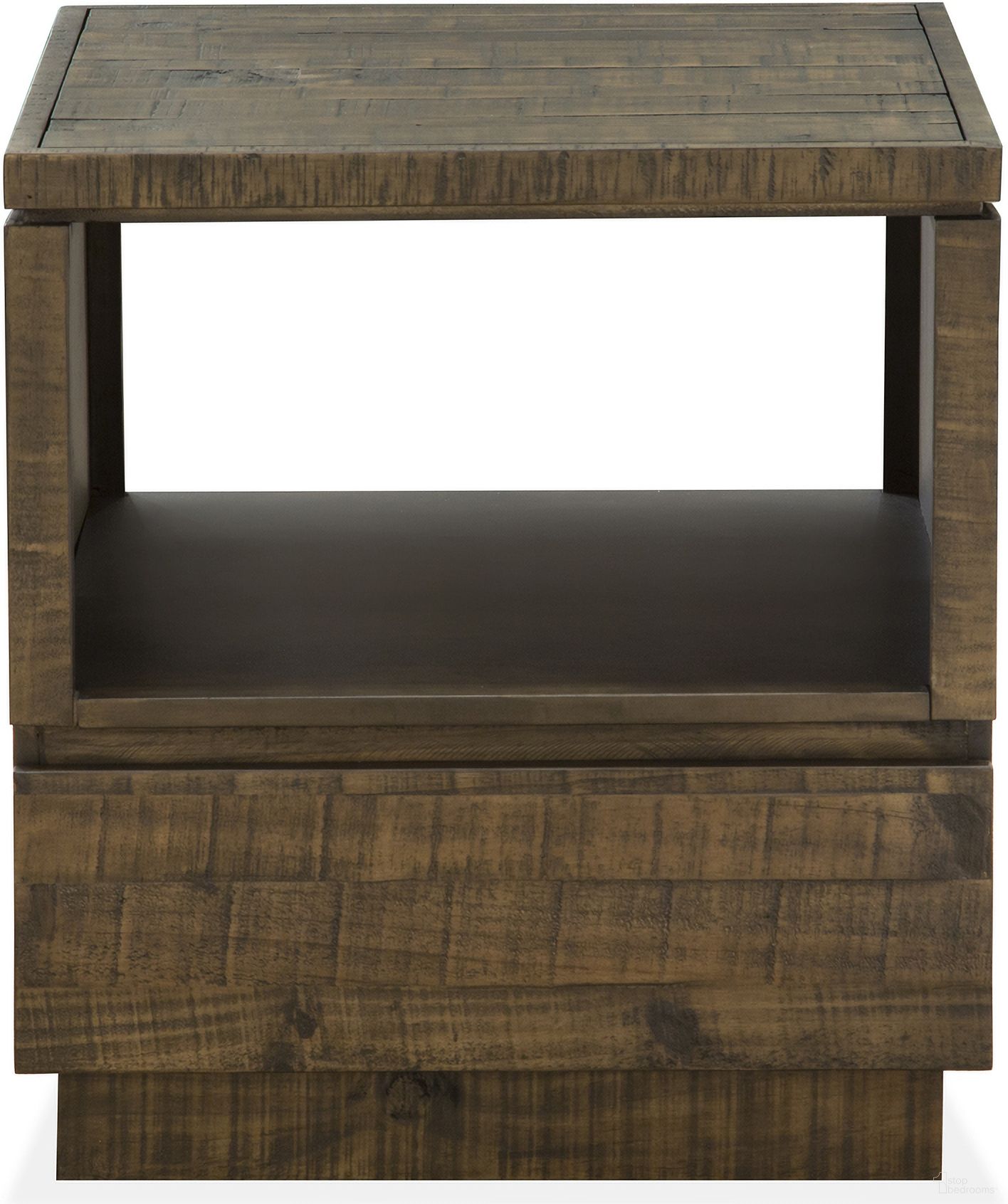 Baisden Rectangular End Table In Tobacco