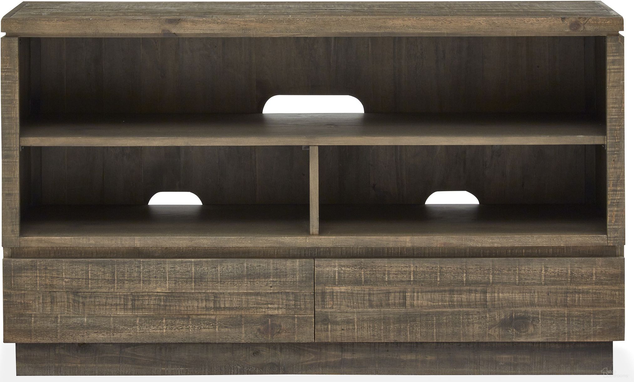 The appearance of Baisden Console Sofa Table In Tobacco designed by Magnussen in the transitional interior design. This tobacco piece of furniture  was selected by 1StopBedrooms from Baisden Collection to add a touch of cosiness and style into your home. Sku: T5194-86. Material: Pine.