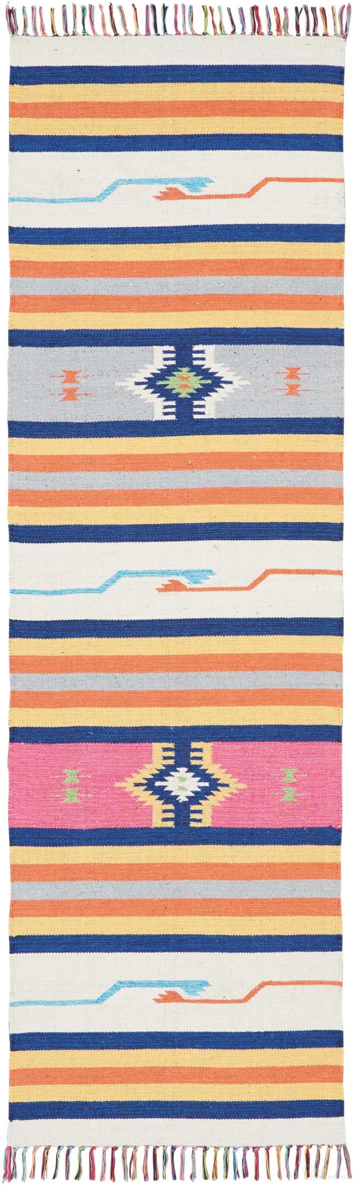 Baja Ivory 2'3" x 7'6" Runner Area Rug