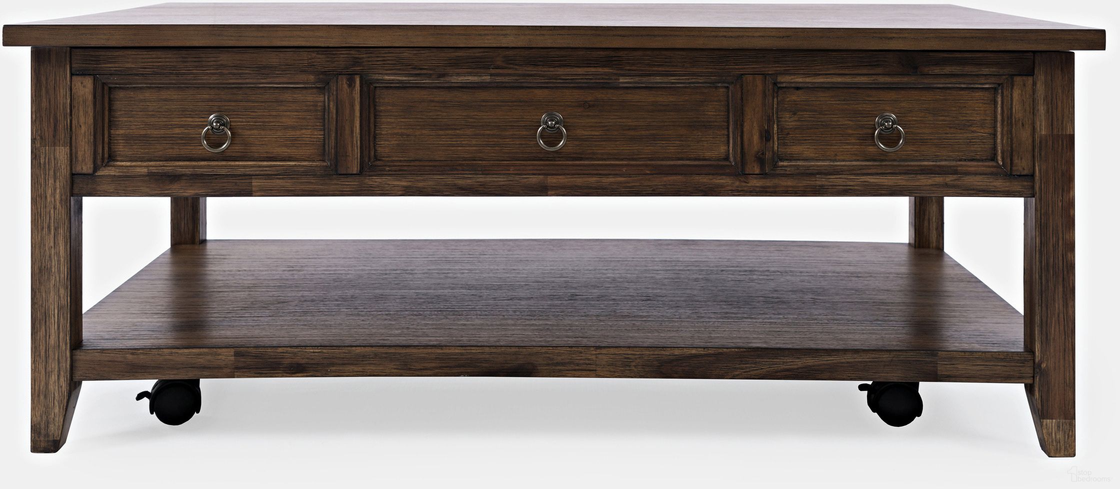 The appearance of Bakersfield Coffee Table In Brown designed by Jofran in the modern / contemporary interior design. This brown piece of furniture was selected by 1StopBedrooms from Bakersfield Collection to add a touch of cosiness and style into your home. Sku: 1900-1. Material: Acacia.