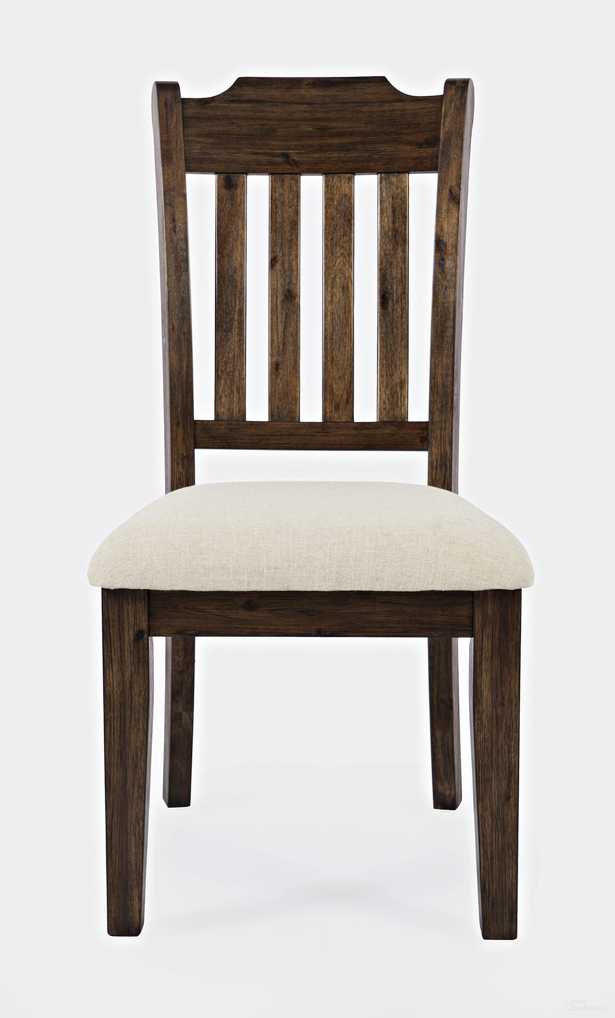 The appearance of Bakersfield Slatback Solid Acacia Dining Chair Set of 2 In Brown designed by Jofran in the transitional interior design. This brown piece of furniture was selected by 1StopBedrooms from Bakersfield Collection to add a touch of cosiness and style into your home. Sku: 1901-410KD. Material: Acacia. Chair Type: Side Chair.