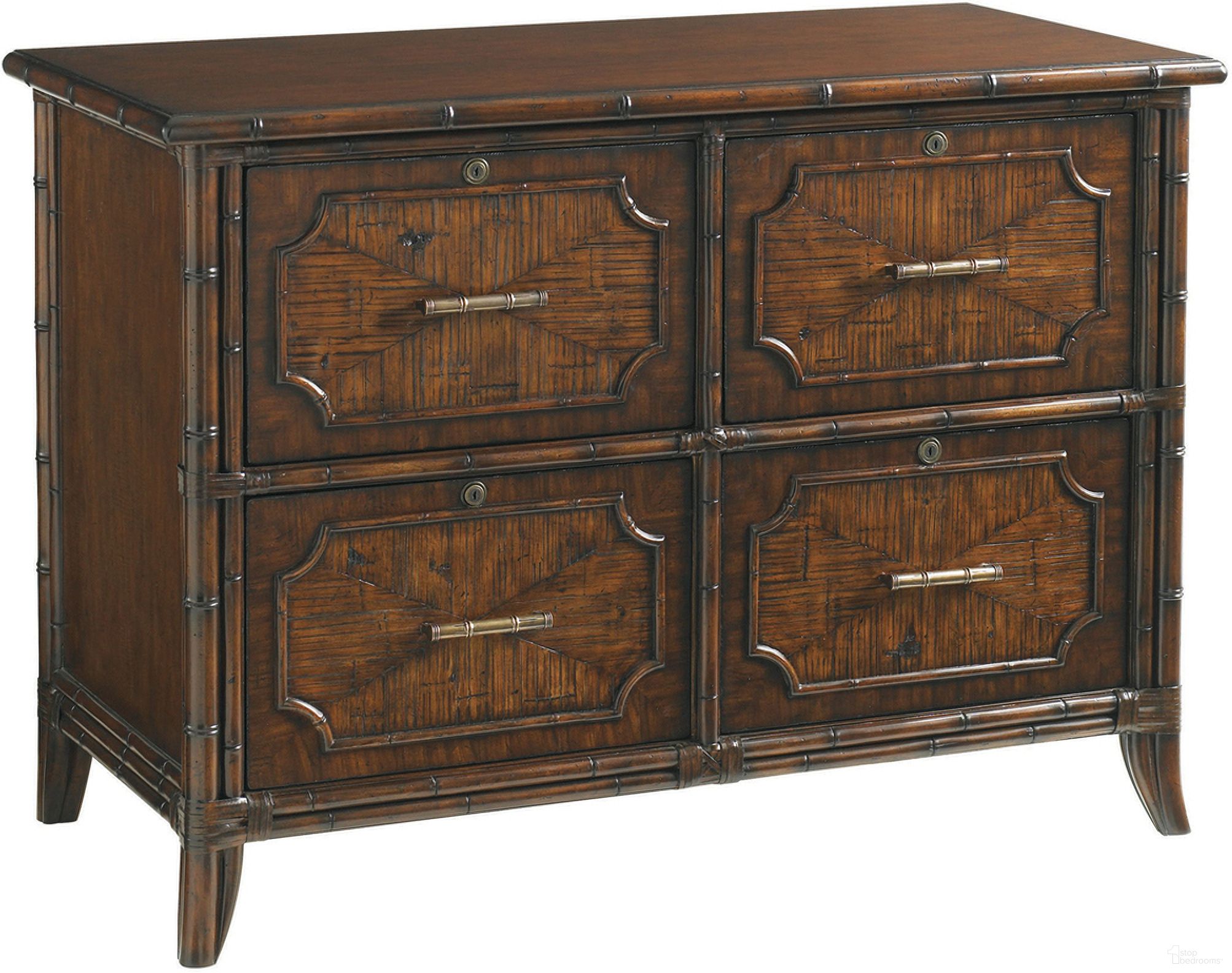 The appearance of Bal Harbour Laguna Beach File Chest In Sienna designed by Sligh in the transitional interior design. This sienna piece of furniture was selected by 1StopBedrooms from Bal Harbour Collection to add a touch of cosiness and style into your home. Sku: 293SA-450. Material: Wood.