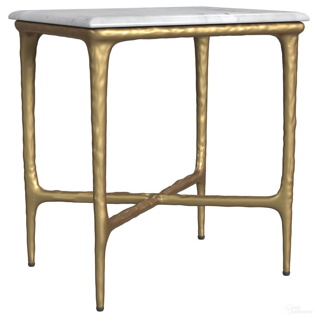 The appearance of Baldwin Rectangular Marble Top Side Table In White Marble designed by Coaster in the modern / contemporary interior design. This white marble piece of furniture  was selected by 1StopBedrooms from Baldwin Collection to add a touch of cosiness and style into your home. Sku: 930091. Material: MDF.