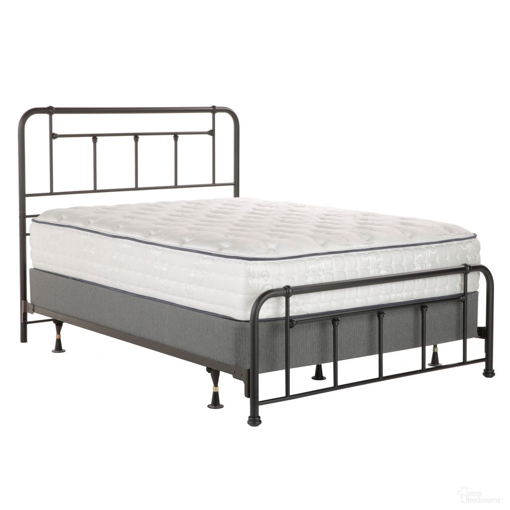The appearance of Baldwin Twin Bed with Frame In Textured Black designed by Fashion Bed Group in the rustic / southwestern interior design. This textured black piece of furniture was selected by 1StopBedrooms from Baldwin Collection to add a touch of cosiness and style into your home. Sku: B11483. Bed Type: Panel Bed. Material: Steel. Bed Size: Twin.