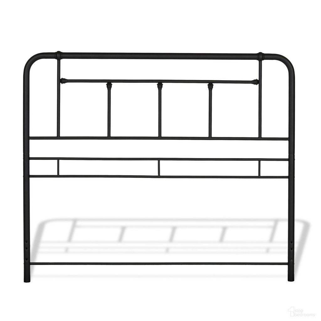 The appearance of Baldwin Twin Headboard In Textured Black designed by Fashion Bed Group in the rustic / southwestern interior design. This textured black piece of furniture  was selected by 1StopBedrooms from Baldwin Collection to add a touch of cosiness and style into your home. Sku: B12483. Material: Steel. Bed Size: Twin.