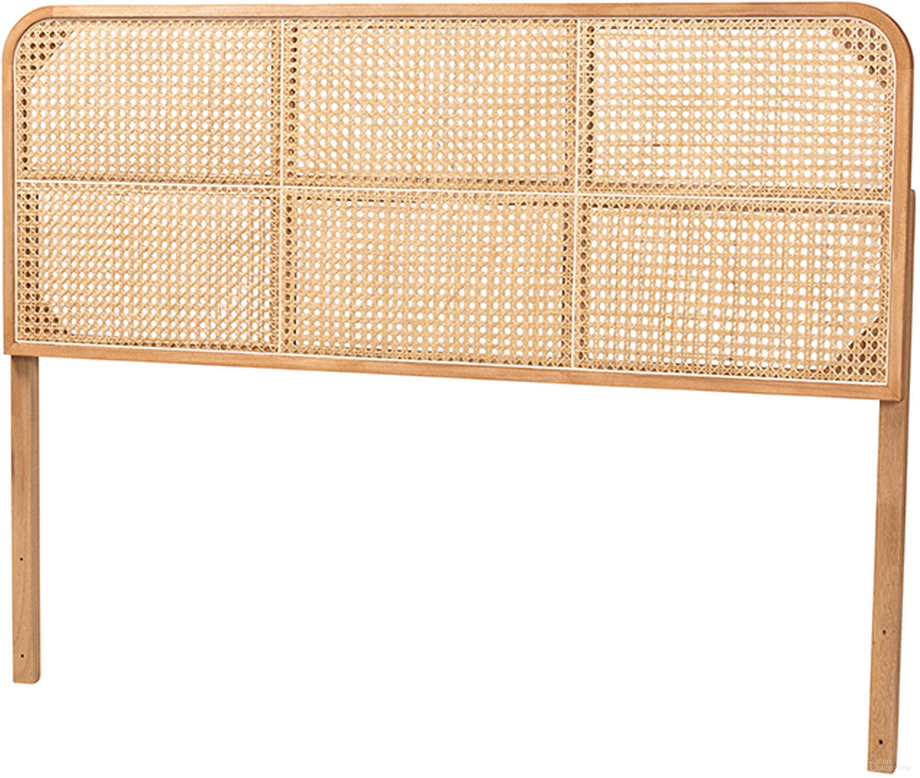 The appearance of Bali And Pari Lainer Natural Brown Finished Bayur Wood And Rattan Queen Headboard designed by Baxton Studio in the bohemian interior design. This natural brown piece of furniture  was selected by 1StopBedrooms from Lainer Collection to add a touch of cosiness and style into your home. Sku: LMZ12-Light Natural/Natural Rattan-Headboard Queen. Material: Wood. Bed Size: Queen.