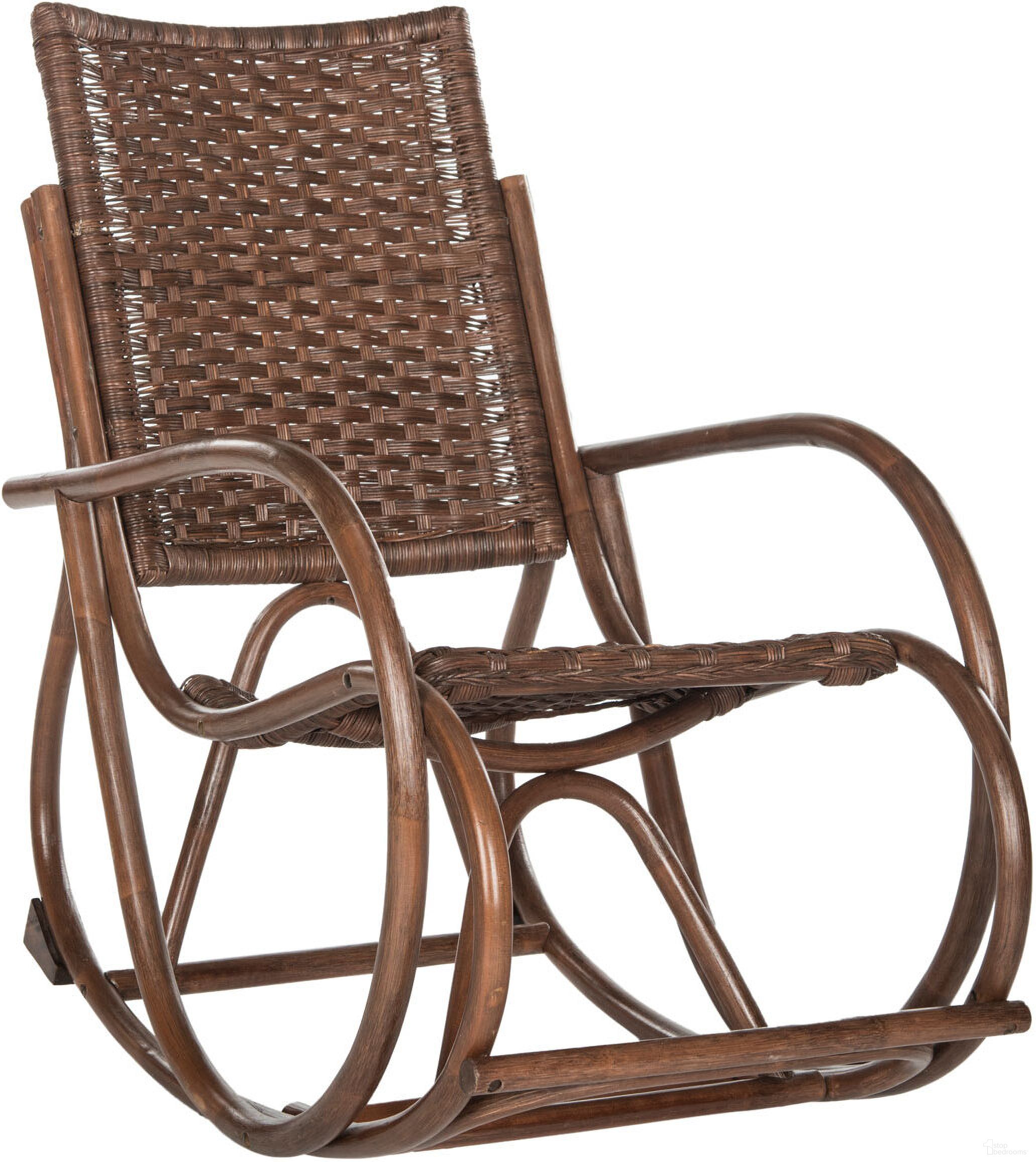 The appearance of Bali Brown Rocking Chair designed by Safavieh in the modern / contemporary interior design. This brown piece of furniture was selected by 1StopBedrooms from Bali Collection to add a touch of cosiness and style into your home. Sku: SEA8035B. Material: Rattan.