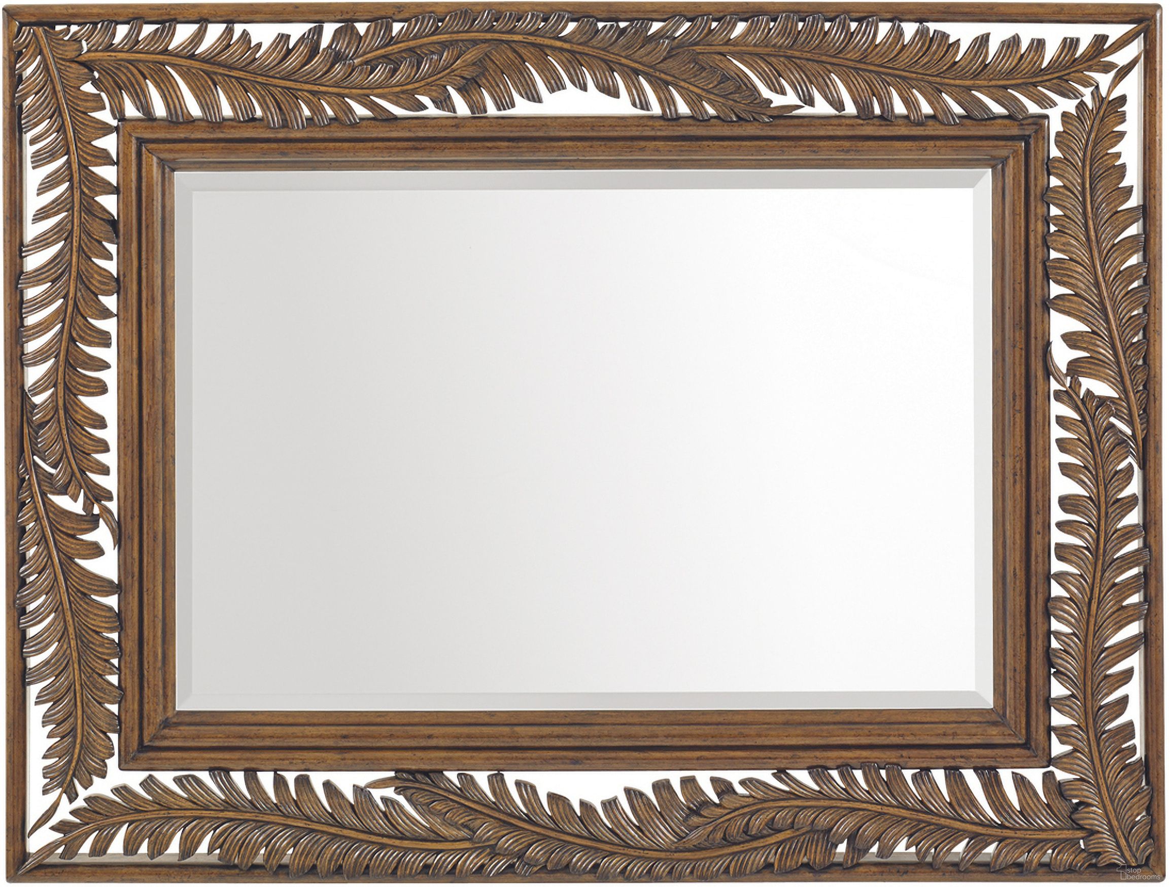 The appearance of Bali Hai Seabrook Landscape Mirror In Sunset designed by Tommy Bahama in the transitional interior design. This sunset piece of furniture was selected by 1StopBedrooms from Bali Hai Collection to add a touch of cosiness and style into your home. Sku: 593-206. Material: Rattan.