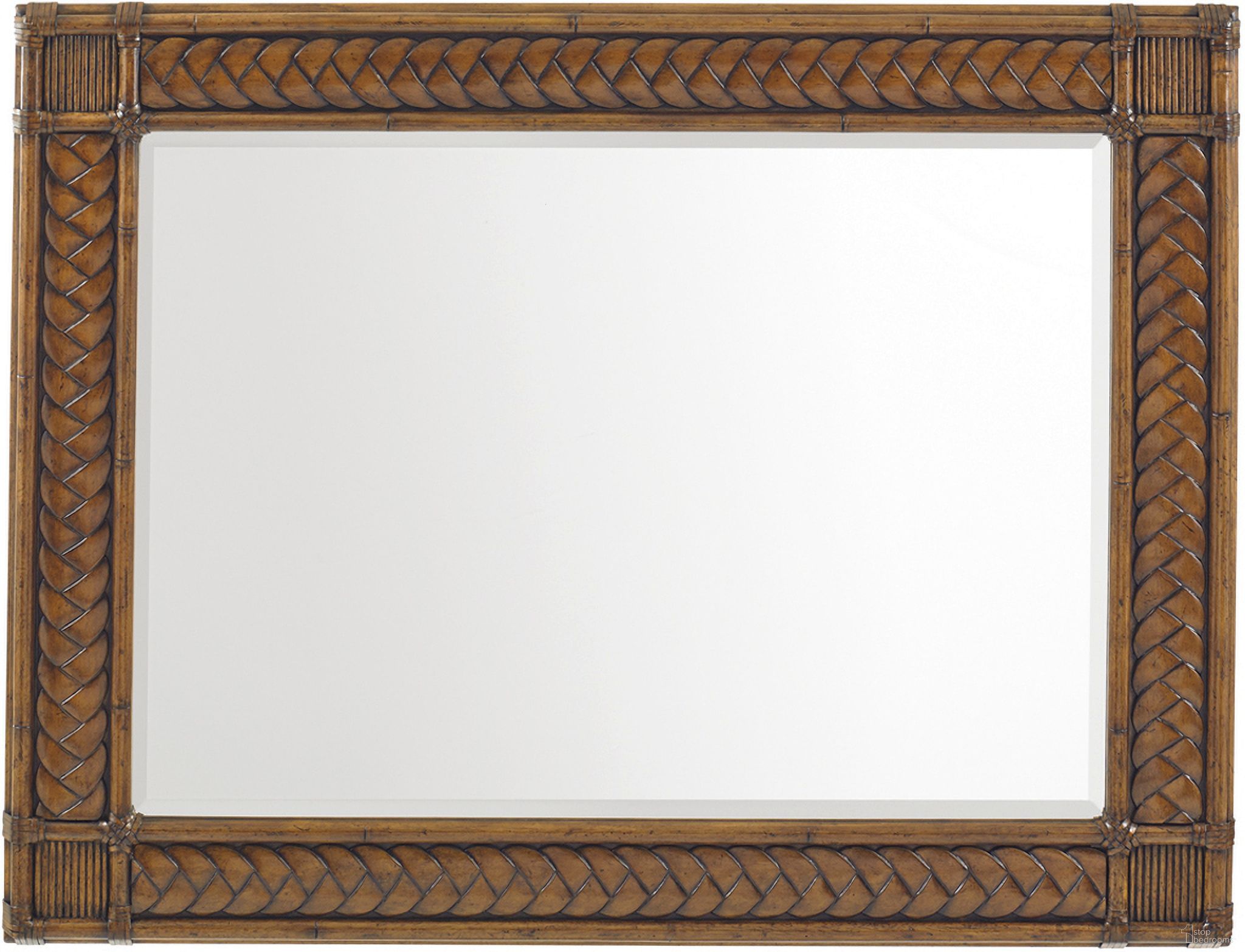 The appearance of Bali Hai Sunrise Landscape Mirror In Sunset designed by Tommy Bahama in the transitional interior design. This sunset piece of furniture was selected by 1StopBedrooms from Bali Hai Collection to add a touch of cosiness and style into your home. Sku: 593-205. Material: Rattan.
