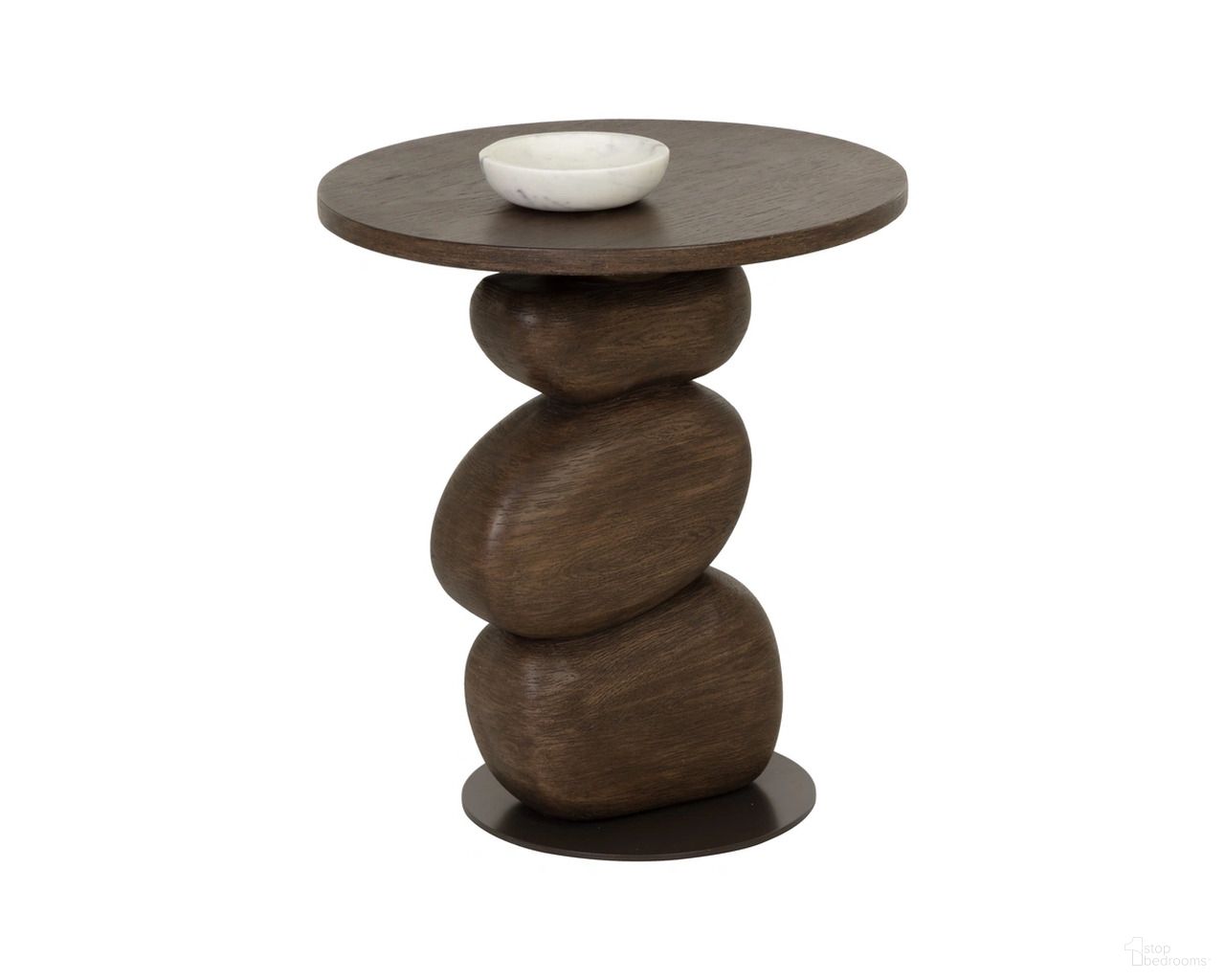Balio Wood Look End Table In Brown