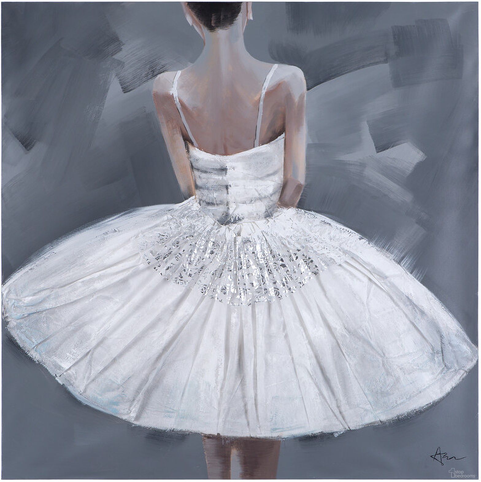 Ballerina III Wall Art In Multicolor